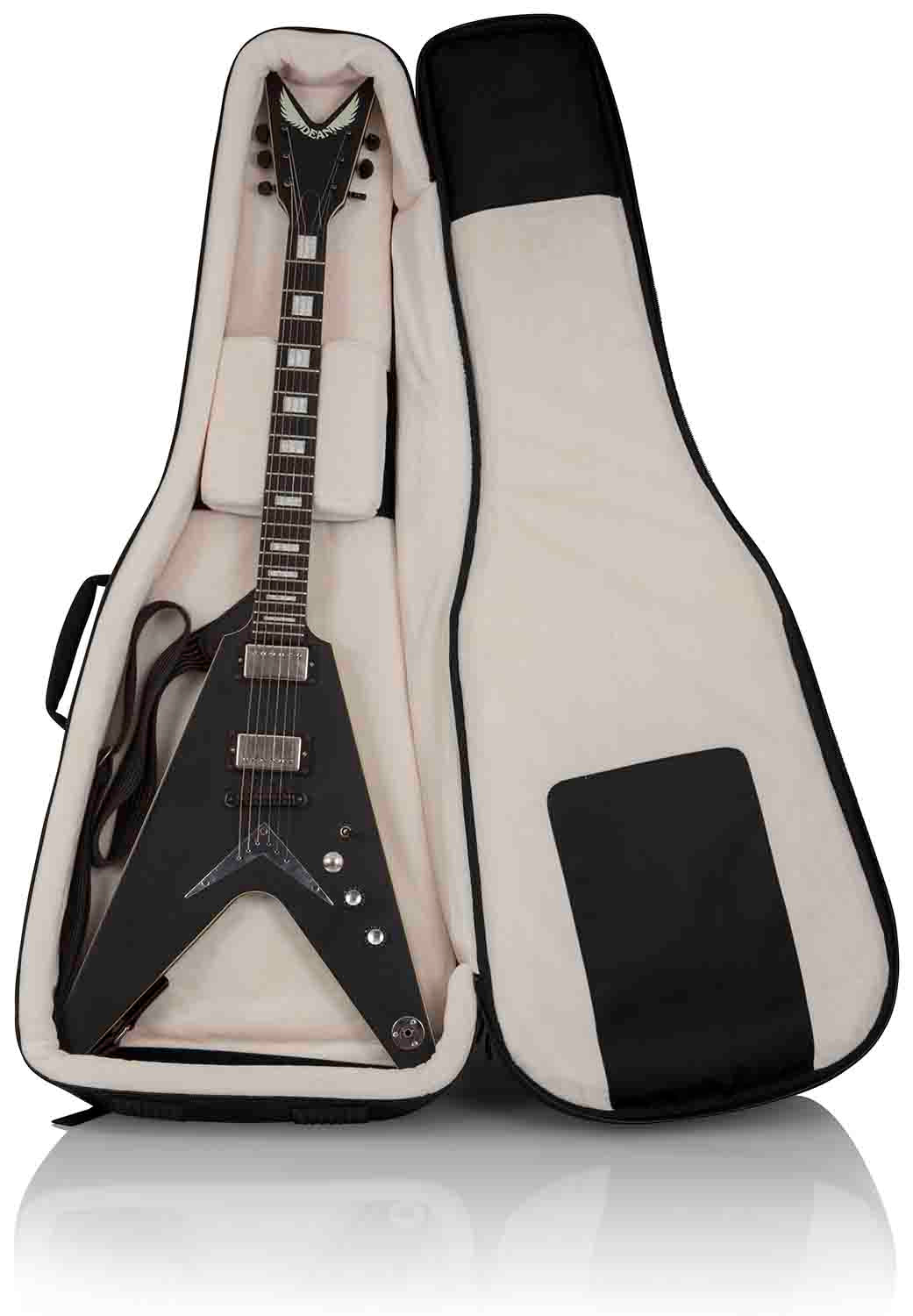 Gator Cases G-PG-335V Pro-Go series for 335 Flying V Style Guitar Gig Bag with Removable Backpack Straps by Gator Cases