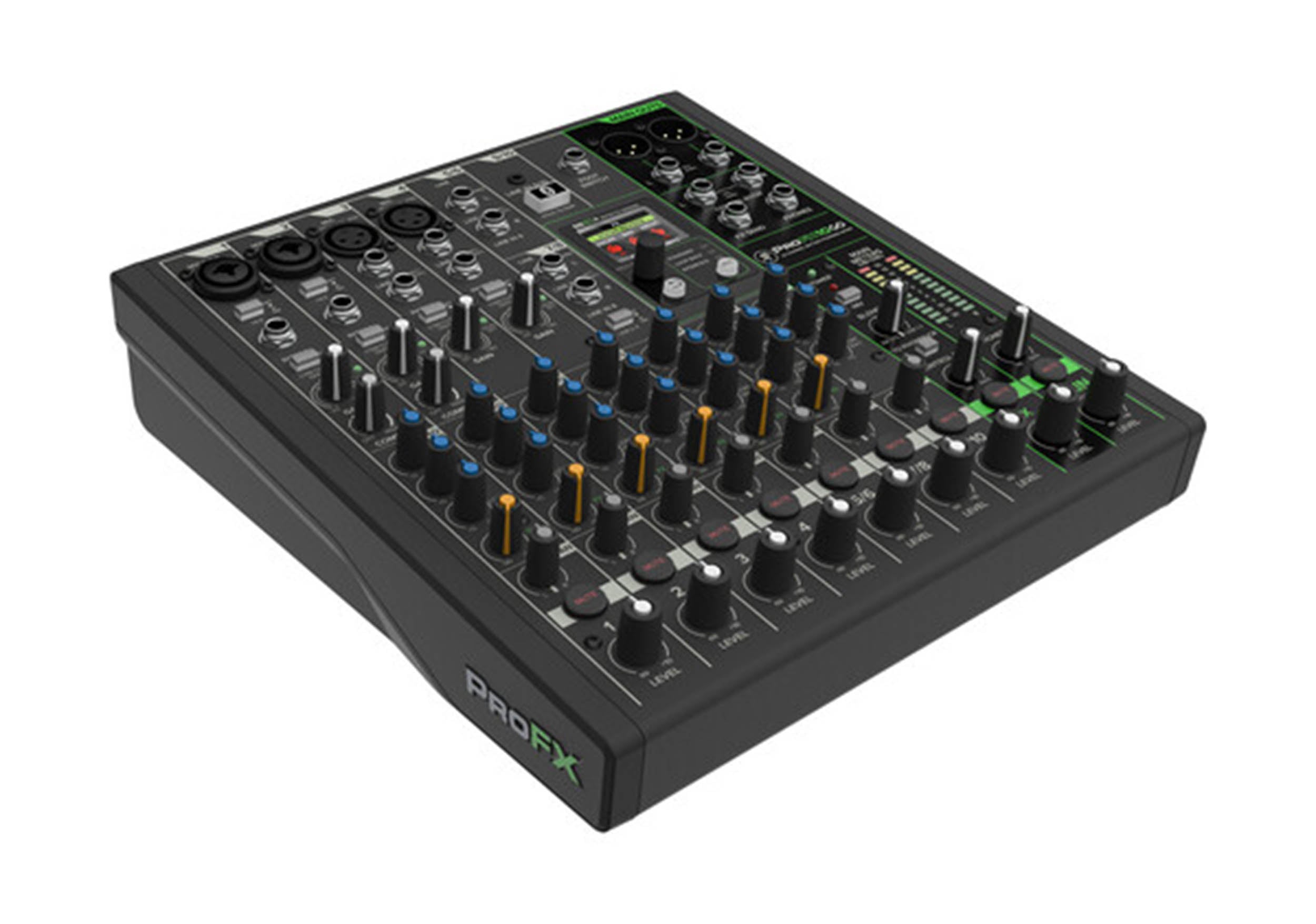 Mackie ProFX10GO, 10-Channel Battery-Powered Mixer with FX, USB, and Bluetooth by Livid Instruments