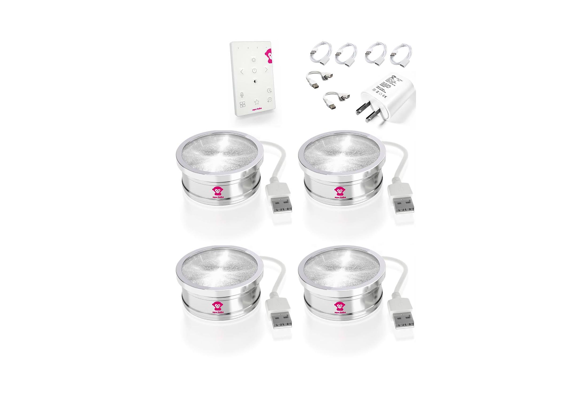 Ape Labs Coin 2.0 Compact RGBaW LED Uplight and Spotlight Fixture by Ape Labs