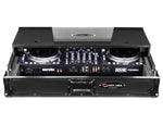 Odyssey FRBLGLP1UWPERFORMER, Rane Performer Black Label 1U Flight Case with Glide Style Laptop Platform and Wheels by Odyssey