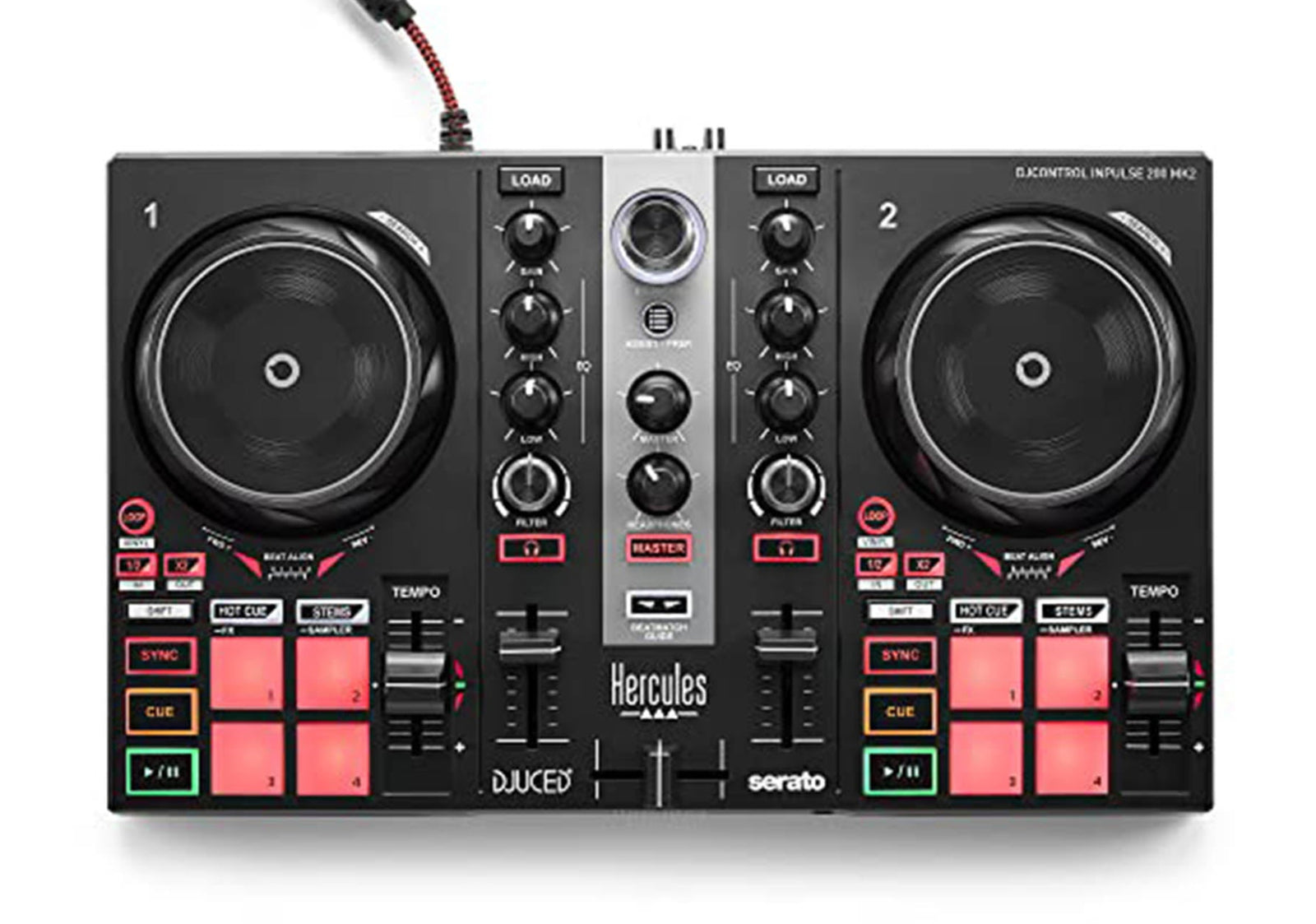 Hercules DJControl Inpulse 200 MK2 - Ideal DJ Controller for Learning to Mix by Hercules
