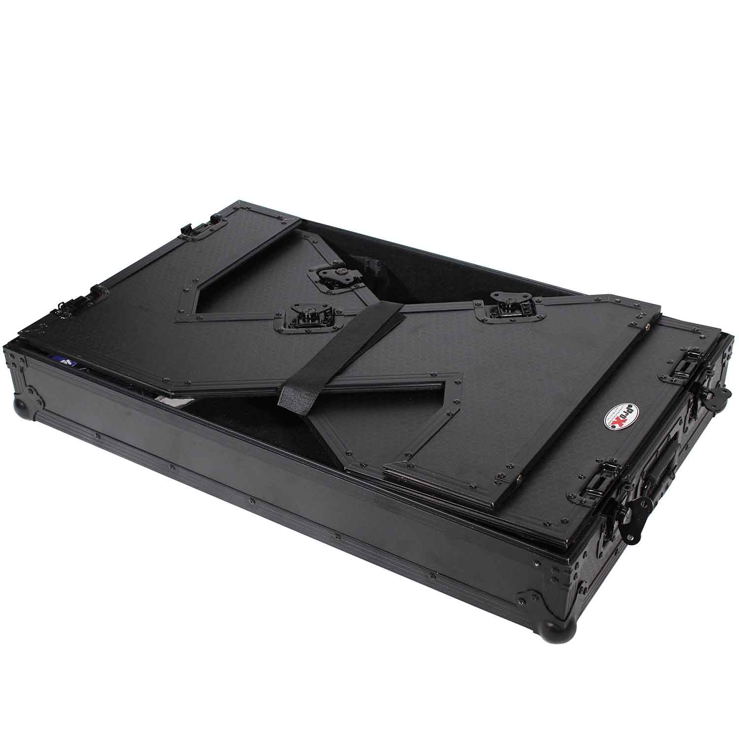 ProX XS-ZTABLEBL JR, DJ Workstation & Flight Case Table With Wheels - Black by ProX Cases