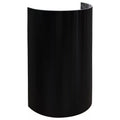 Odyssey Cases ODYSHLD1508BLK, 15-Inches Tall Black Upright Decor Lighting Shield by Odyssey
