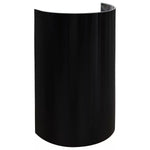 Odyssey Cases ODYSHLD1508BLK, 15-Inches Tall Black Upright Decor Lighting Shield by Odyssey