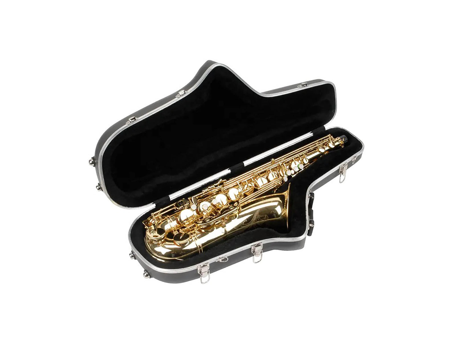 SKB Cases 1SKB-150 Contoured Tenor Saxophone Case - Black by SKB Cases