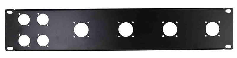B-Stock: ProX T-P2-4X4 2 Unit Unloaded Patch Panel for 4 XLR and 4 NL4 Speakon or NAC3 Powercon by ProX Cases