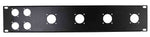 B-Stock: ProX T-P2-4X4 2 Unit Unloaded Patch Panel for 4 XLR and 4 NL4 Speakon or NAC3 Powercon by ProX Cases