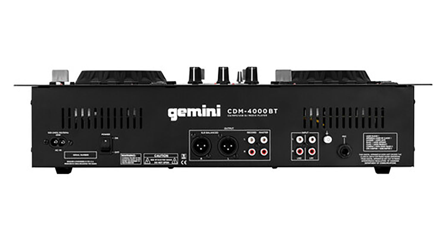 Gemini Sound CDM-4000BT, Dual CD/USB Media Player with Bluetooth by Gemini Sound