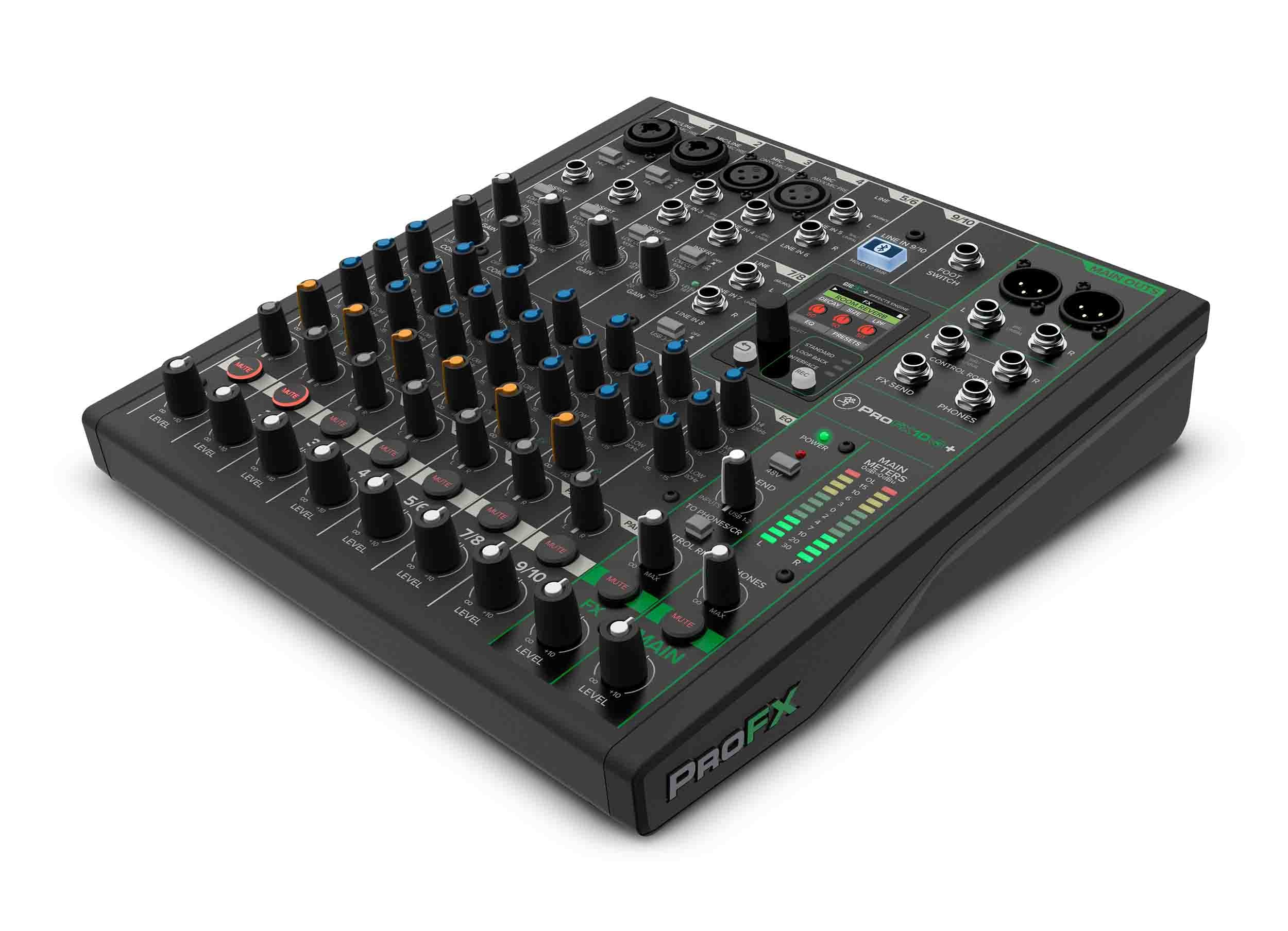 Mackie ProFX10v3+, 10-Channel Analog Mixer with Enhanced FX, USB Recording Modes and Bluetooth by Mackie