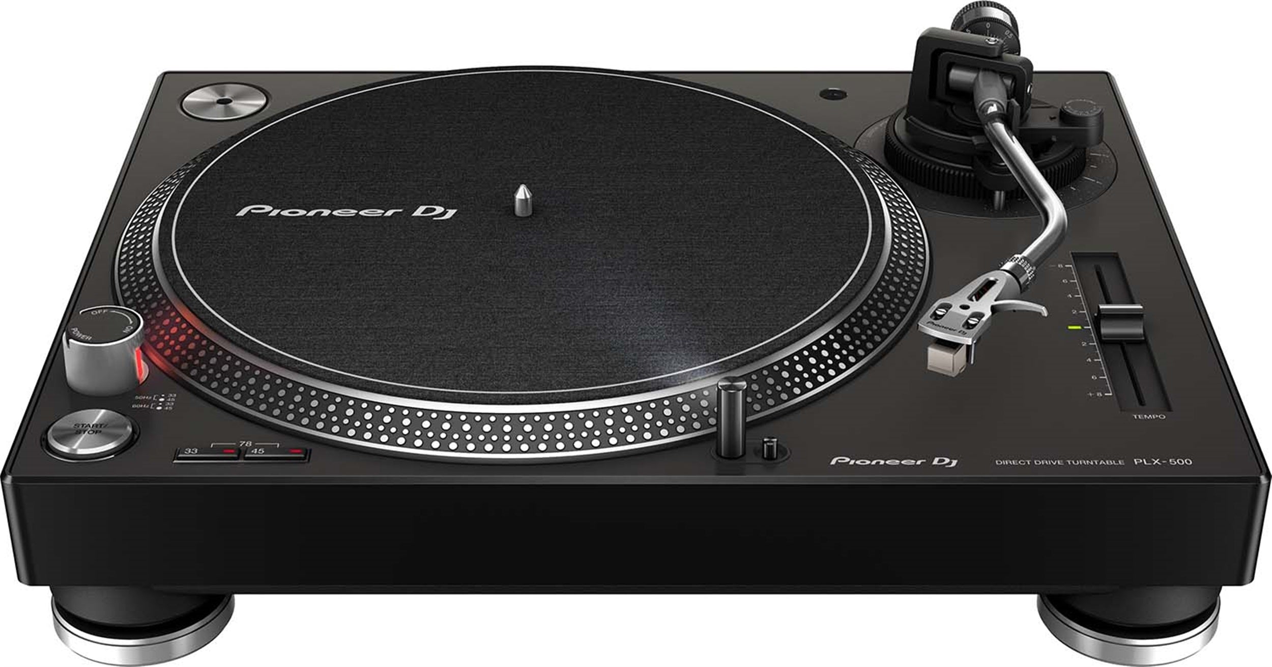 Pioneer DJ PLX-500-K High Torque, Direct Drive Turntable - Black by Pioneer DJ