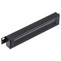 Odyssey ARHSCLP01, Half Rack Mountable Raised Perforated Security 1U Panel by Odyssey