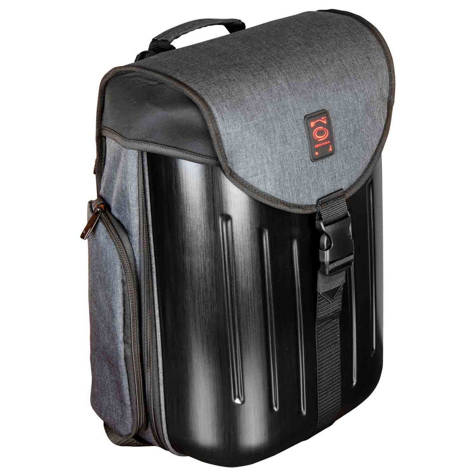Odyssey BHS12BPCHA Charcoal Black Hard Shell DJ Backpack by Odyssey