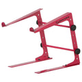 Odyssey LSTANDSRED, DJ Table Top Laptop Stand - Red by Odyssey