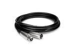 Hosa MCL-125 Microphone Cable XLR3F to XLR3M (25 Feet) - 2 Pack by Hosa