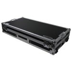 Odyssey FZGSLBM10WR Black Low Profile 10″ Format DJ Mixer and Two Battle Position Turntables Flight Coffin Case with Wheels and Glide Platform by Odyssey