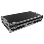 Odyssey FZGSLBM10WR Black Low Profile 10″ Format DJ Mixer and Two Battle Position Turntables Flight Coffin Case with Wheels and Glide Platform by Odyssey