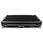 Odyssey FZGSLBM10WR Black Low Profile 10″ Format DJ Mixer and Two Battle Position Turntables Flight Coffin Case with Wheels and Glide Platform by Odyssey