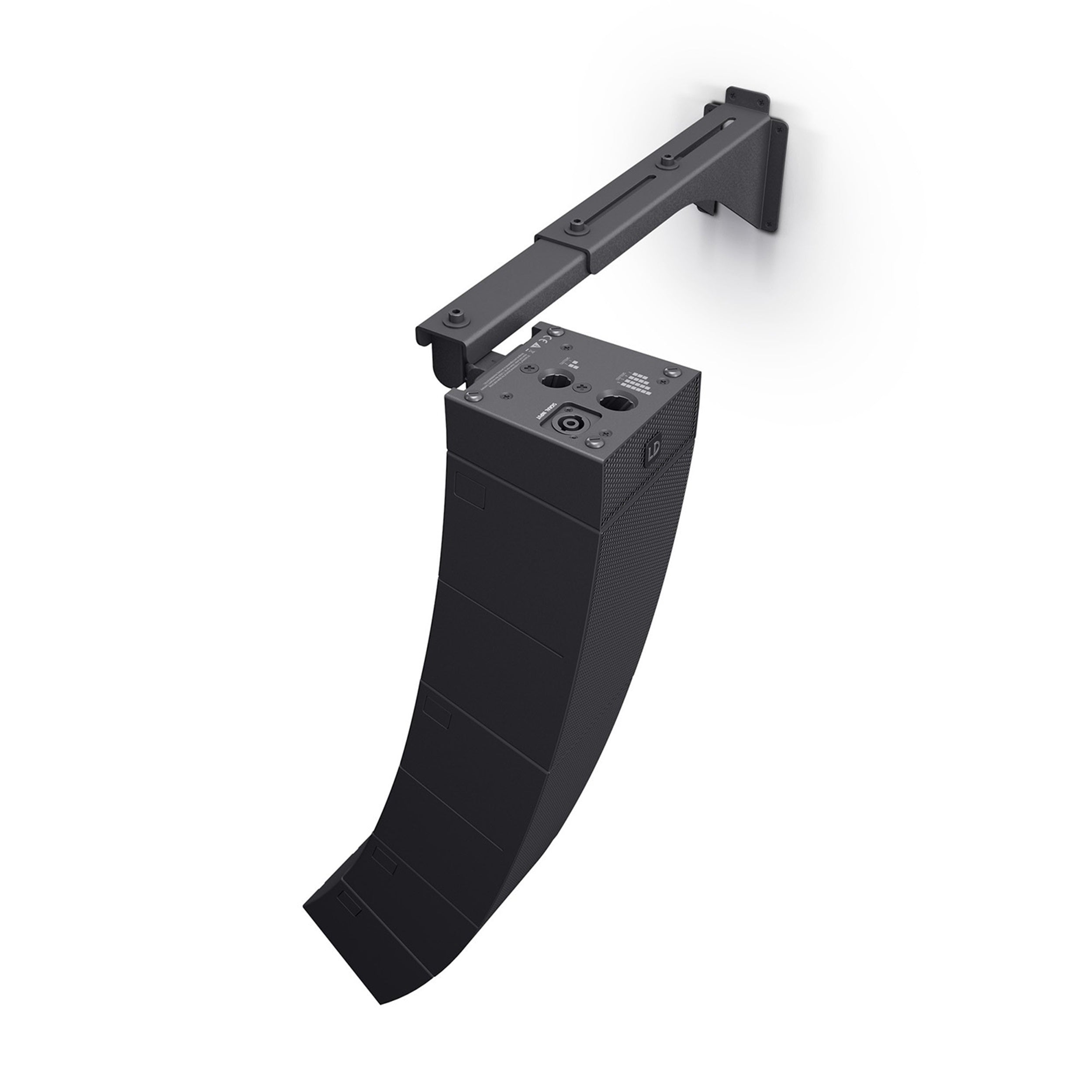 LD Systems CURV 500 WMBL, Curv 500 Tilt And Swivel Wall Mount Bracket For Up To 6 Satellites - Black by LD Systems