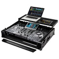Open Box: Odyssey FZGSPRIME4BL, Black Denon Prime 4 Flight Case with Glide Platform by Odyssey