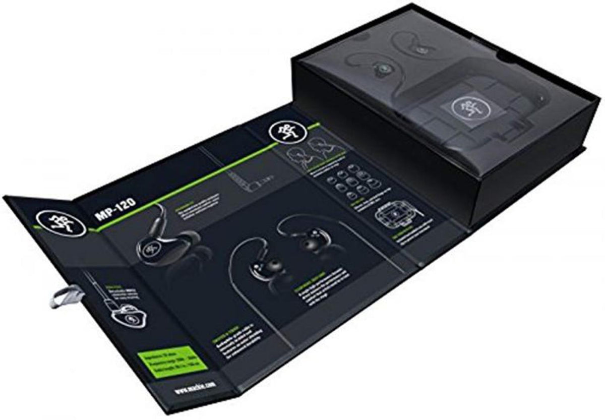 Open Box: Mackie MP-120, Single Dynamic Driver Professional In-Ear Monitors
