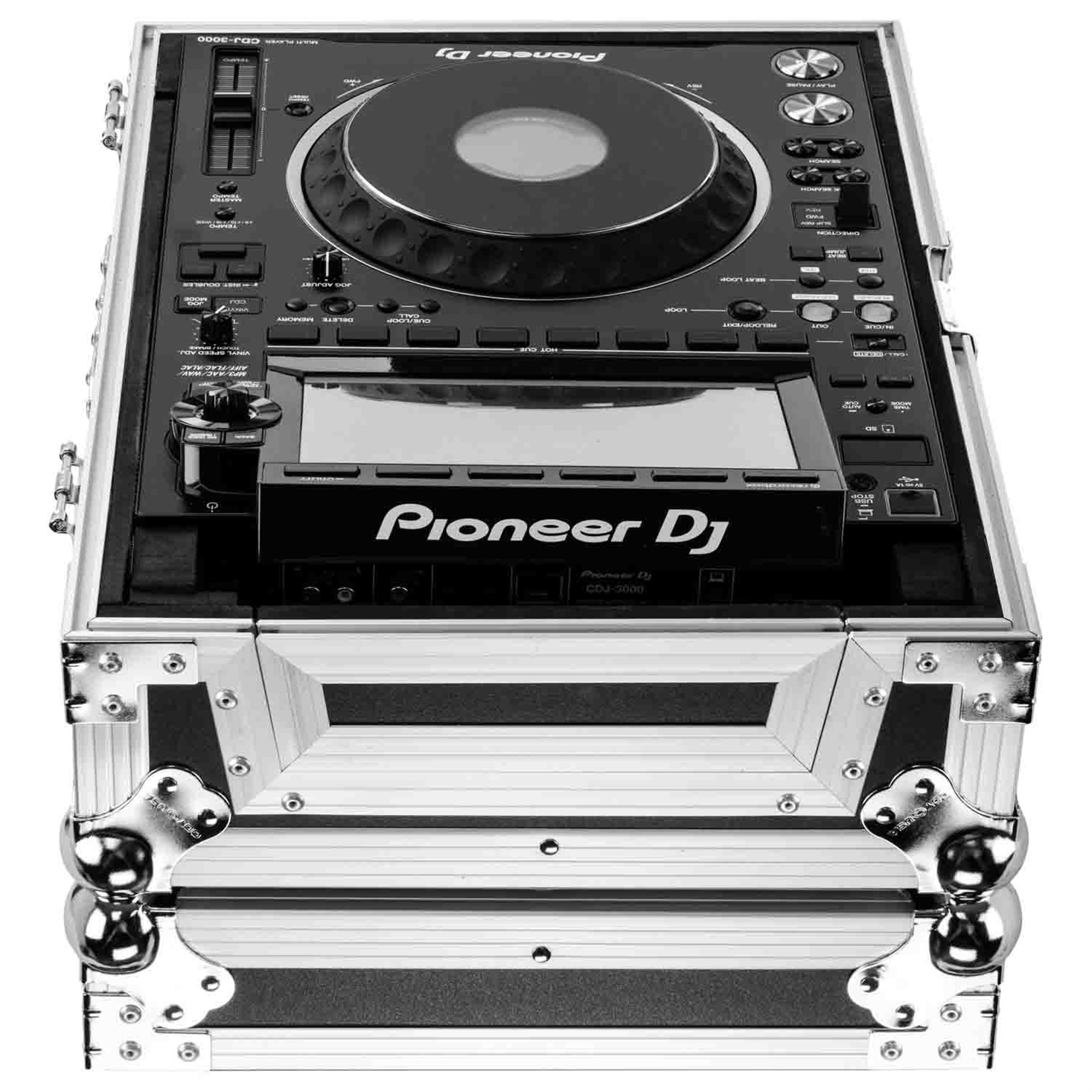 Odyssey FZ3000 DJ Flight Case for Pioneer CDJ3000 with Removable Back Panel by Odyssey