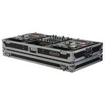 Open Box: Odyssey FZBM12W DJ Flight Coffin Case for 12-Inch Format DJ Mixer and Two Battle Position Turntables by Odyssey