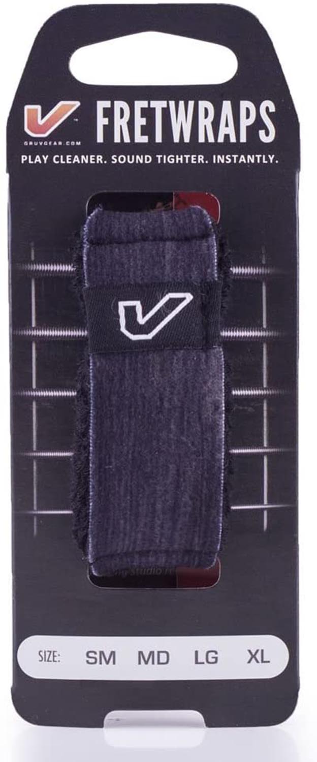Gruv Gear FW-1PK-DRK-SM FretWraps Wood Ebony String Muter 1-Pack (Small) by Gruv Gear