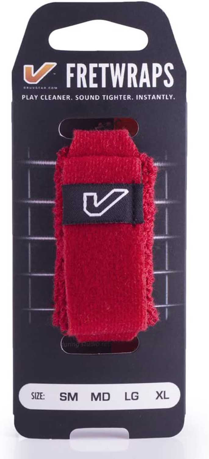 Gruv Gear FW-1PK-RED-SM FretWraps HD Fire String Muter 1-Pack (Red, Small) by Gruv Gear