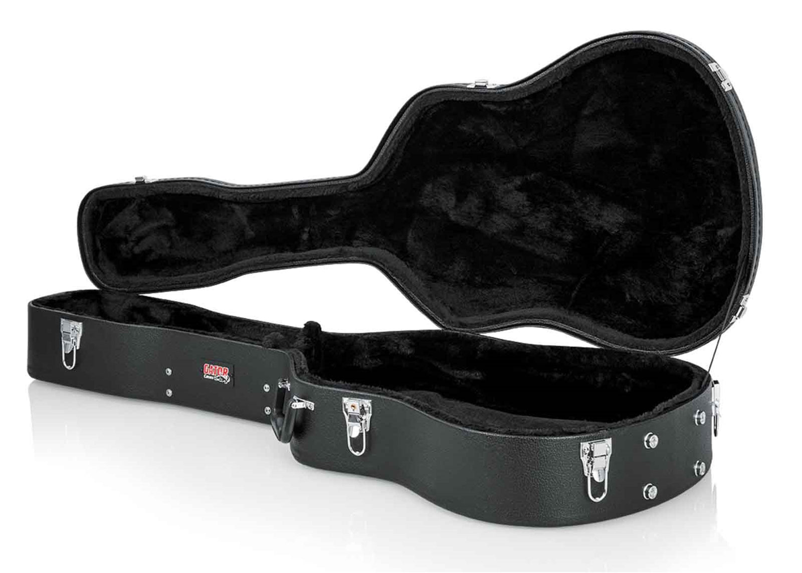 Gator GWE-DREAD12 Hard-Shell Wood Case for 12-String Acoustic Dreadnought Guitars by Gator Cases