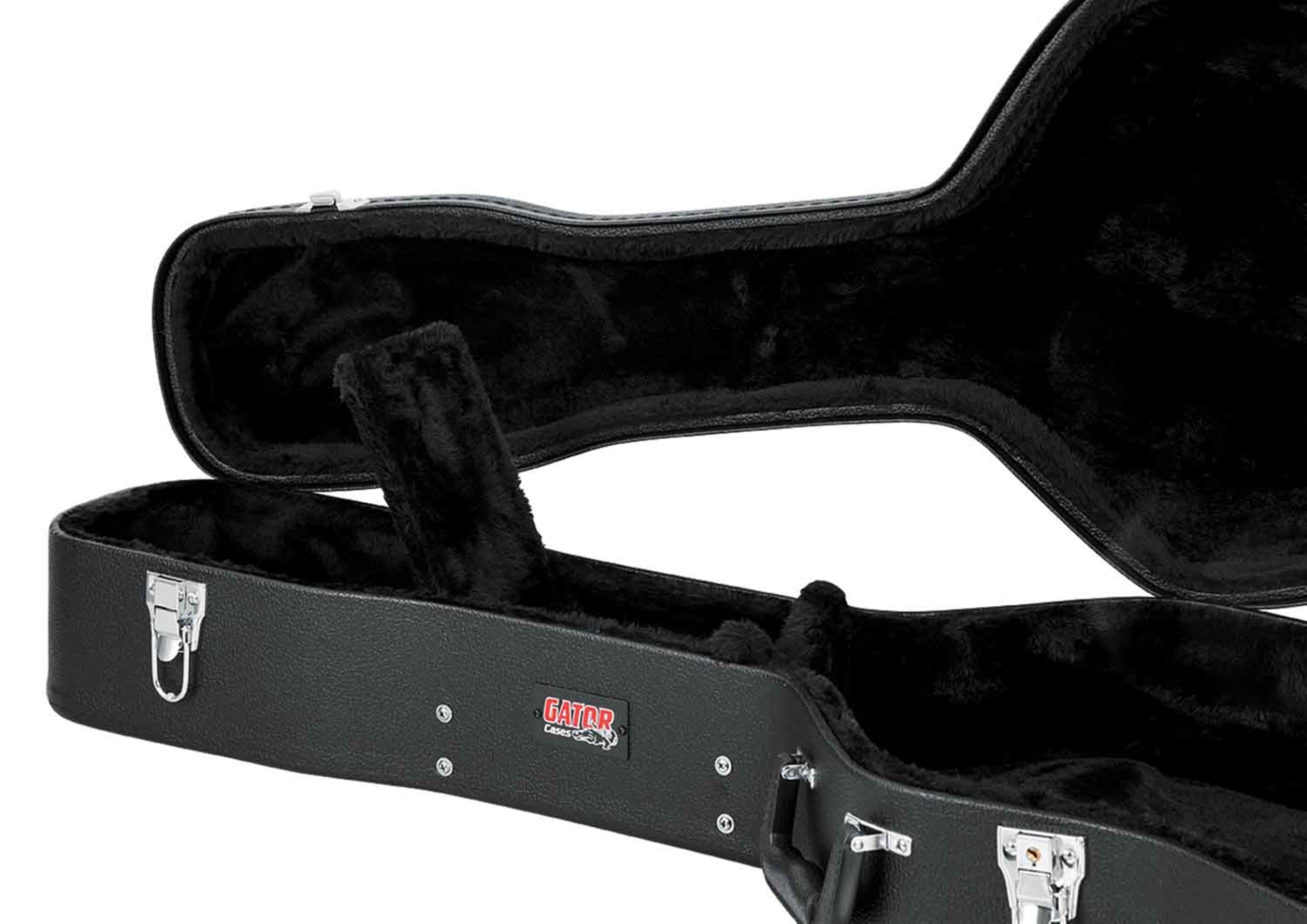 Gator GWE-DREAD12 Hard-Shell Wood Case for 12-String Acoustic Dreadnought Guitars by Gator Cases