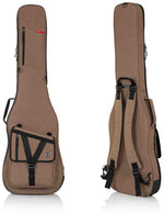 Gator Cases GT-BASS-TAN Transit Series Bass Guitar Gig Bag with Tan Exterior by Gator Cases