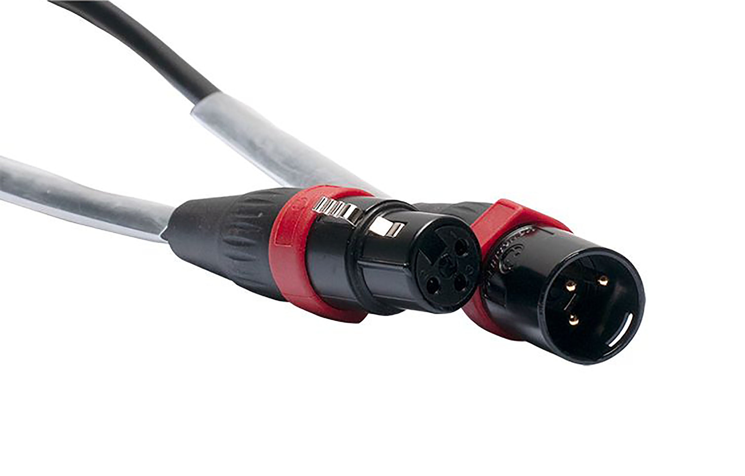 Accu-Cable AC3PDMX5PRO, Pro Series 3-Pin Male to 3-Pin Female Connection DMX Cable - 5 Ft by Accu Cable
