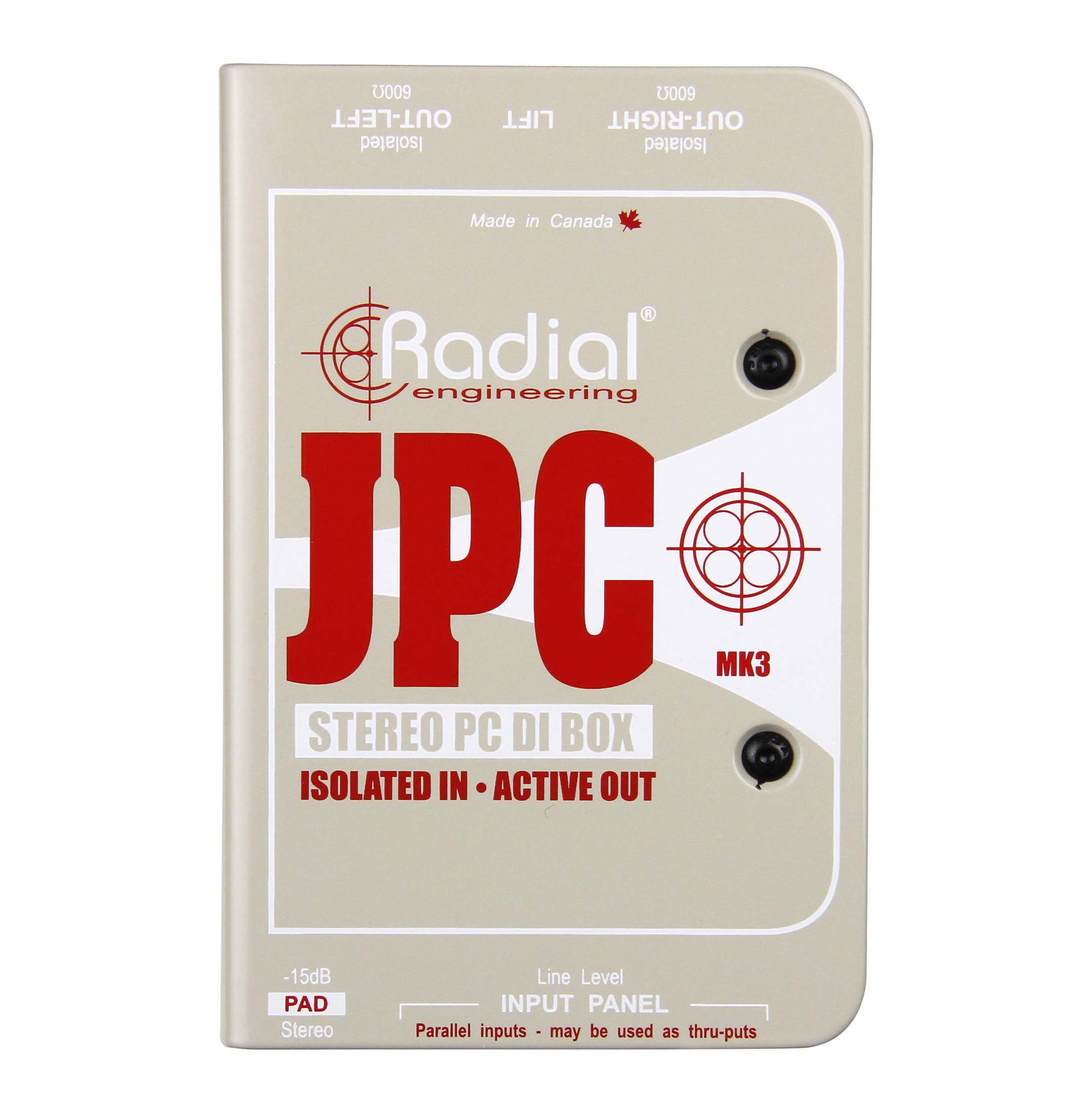 Radial Engineering RAD-JPC Stereo PC-AV Direct Box by Radial Engineering