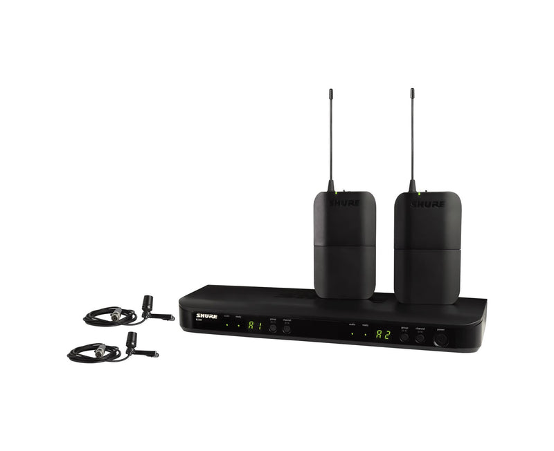 Shure BLX188/CVL Wireless Dual Presenter System with Two CVL Lavalier Microphones by Shure