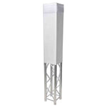 REPLACEMENT SCRIM ProX XTC-SQ984TS-W 3 Meter Lycra Cover Scrim Sleeve fits 12" Quad Box Truss Segment - White by ProX Cases