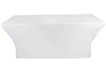 REPLACEMENT SCRIM ProX X-ST6W 6 Ft. Open Back Spandex Table Cover Scrim - White by ProX Cases