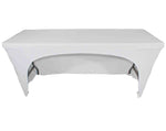 REPLACEMENT SCRIM ProX X-ST6W 6 Ft. Open Back Spandex Table Cover Scrim - White by ProX Cases