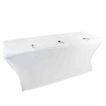 REPLACEMENT SCRIM ProX X-ST6W 6 Ft. Open Back Spandex Table Cover Scrim - White by ProX Cases