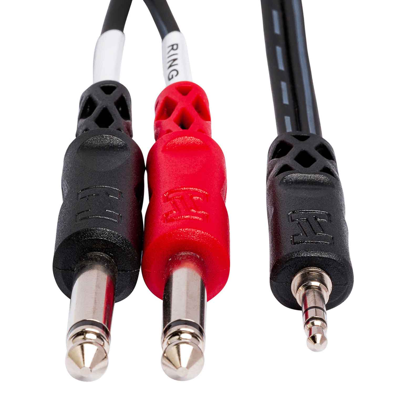 Hosa Stereo Breakout Cable, 3.5 mm TRS to Dual 1/4 in TS by HOSA