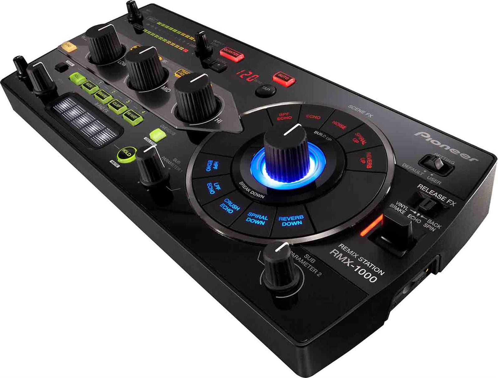 Pioneer DJ RMX-1000 Professional DJ Effector and Sampler - Black by Pioneer DJ
