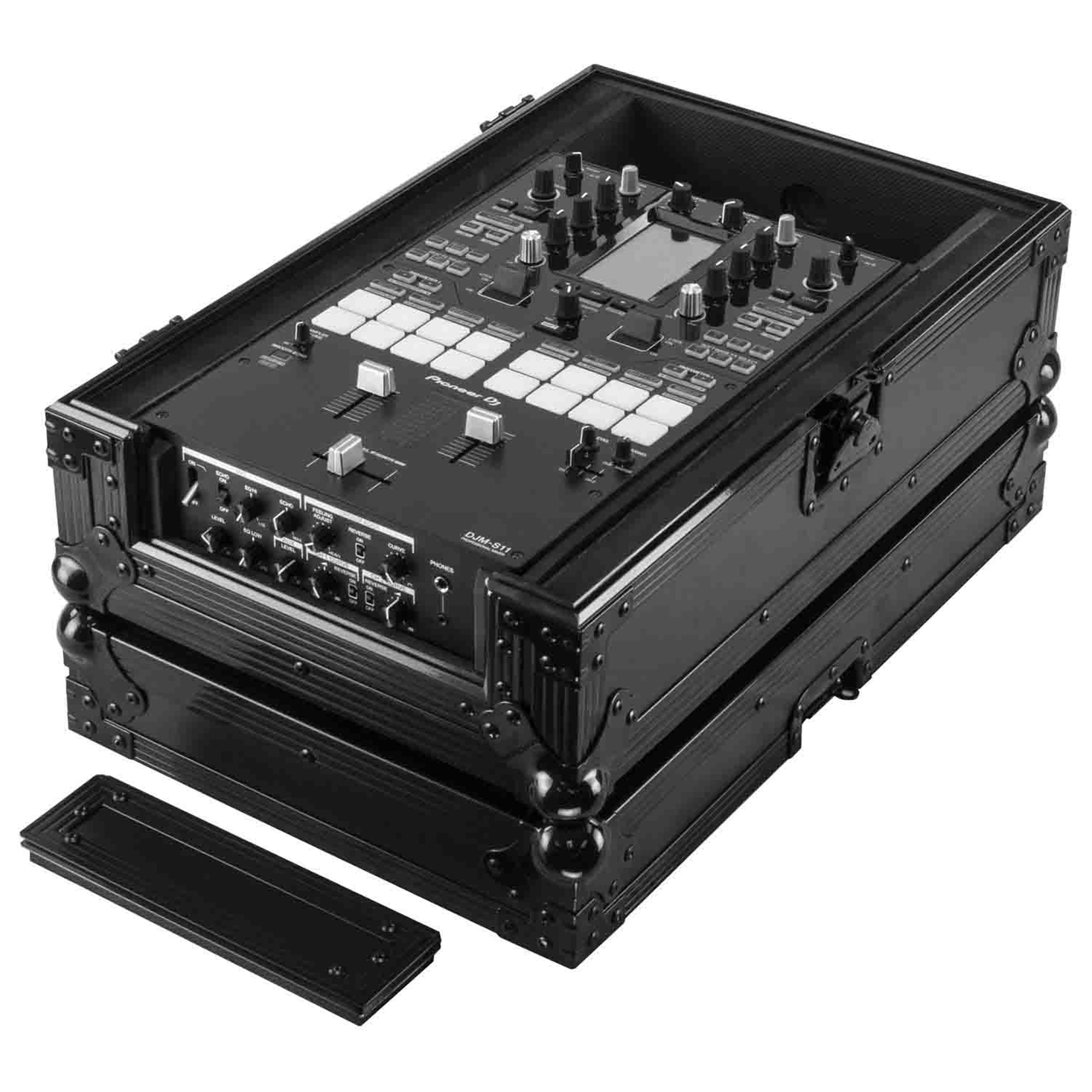Odyssey FZS7S11R72BL Black Label Flight Case for Pioneer DJM-S7, DJM-S11, Rane Seventy-Two DJ Mixer