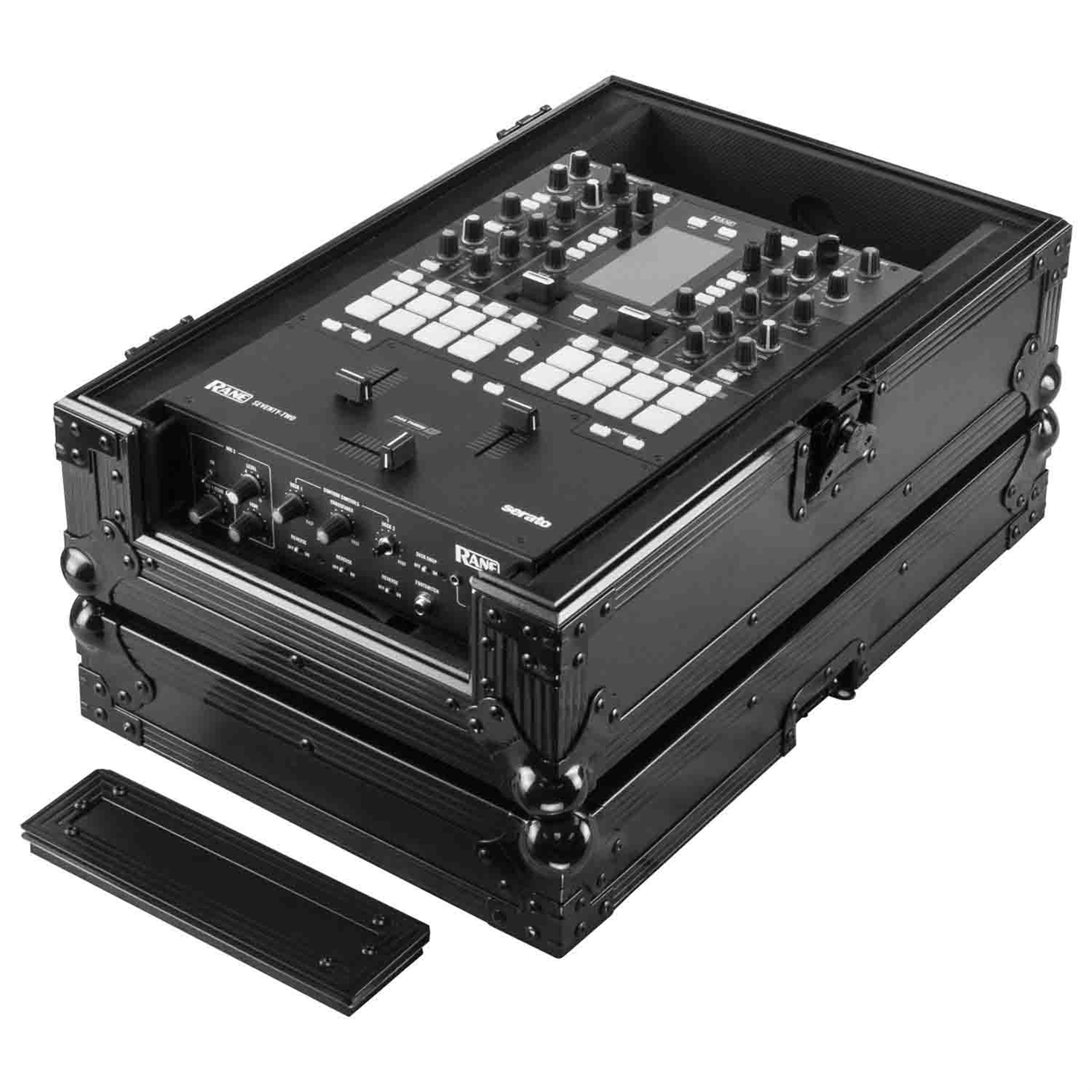Odyssey FZS7S11R72BL Black Label Flight Case for Pioneer DJM-S7, DJM-S11, Rane Seventy-Two DJ Mixer