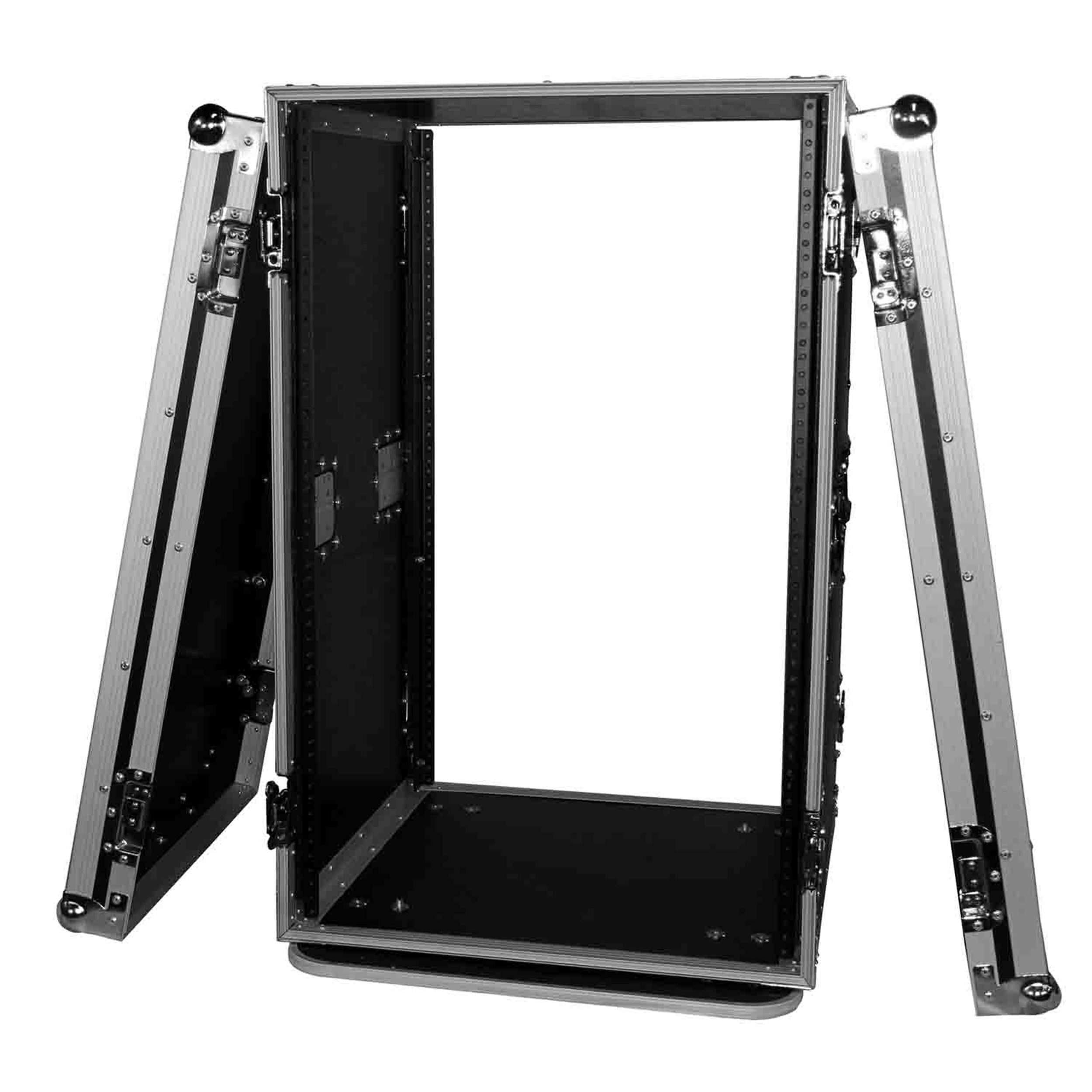 ProX T-18RSS, 18U Space Amp Rack Mount ATA Flight Case 19 Inch Depth W-Casters by ProX Cases