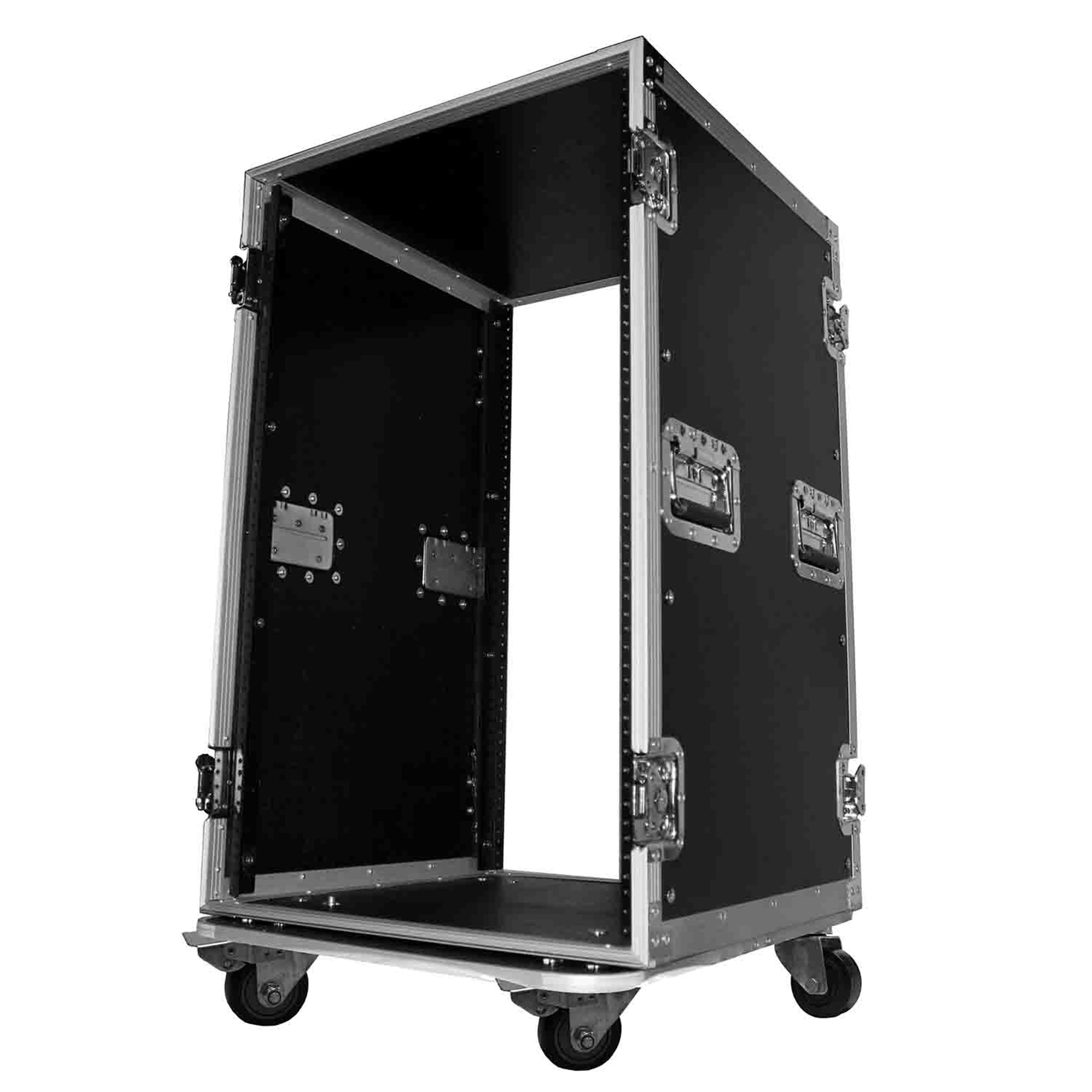 ProX T-18RSS, 18U Space Amp Rack Mount ATA Flight Case 19 Inch Depth W-Casters by ProX Cases