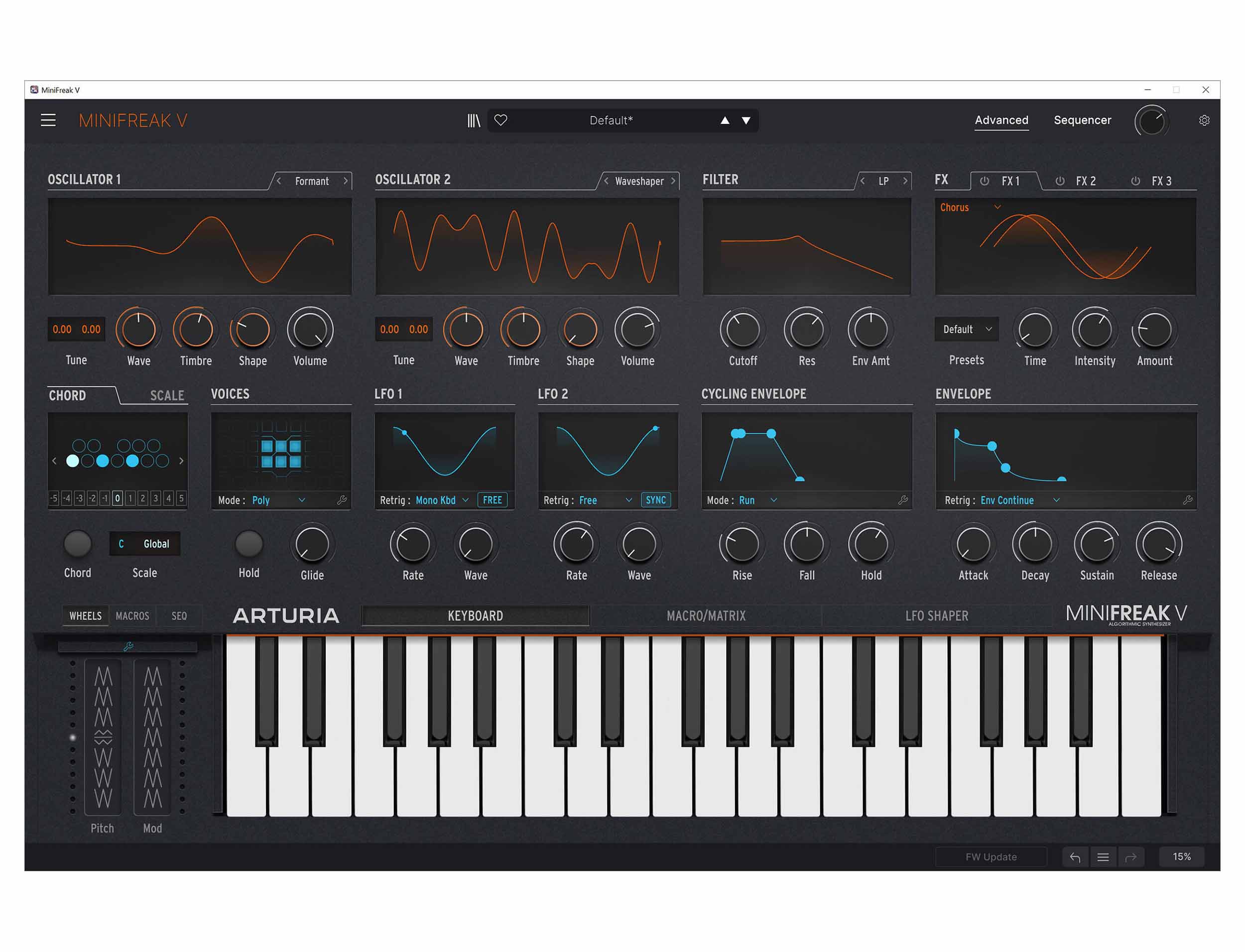 Arturia MiniFreak 37-key Polyphonic Hybrid Synthesizer