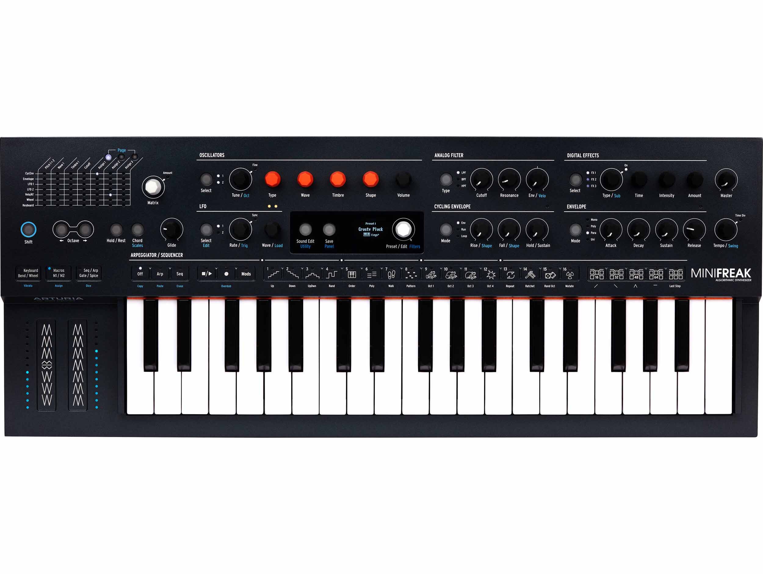 Arturia MiniFreak 37-key Polyphonic Hybrid Synthesizer