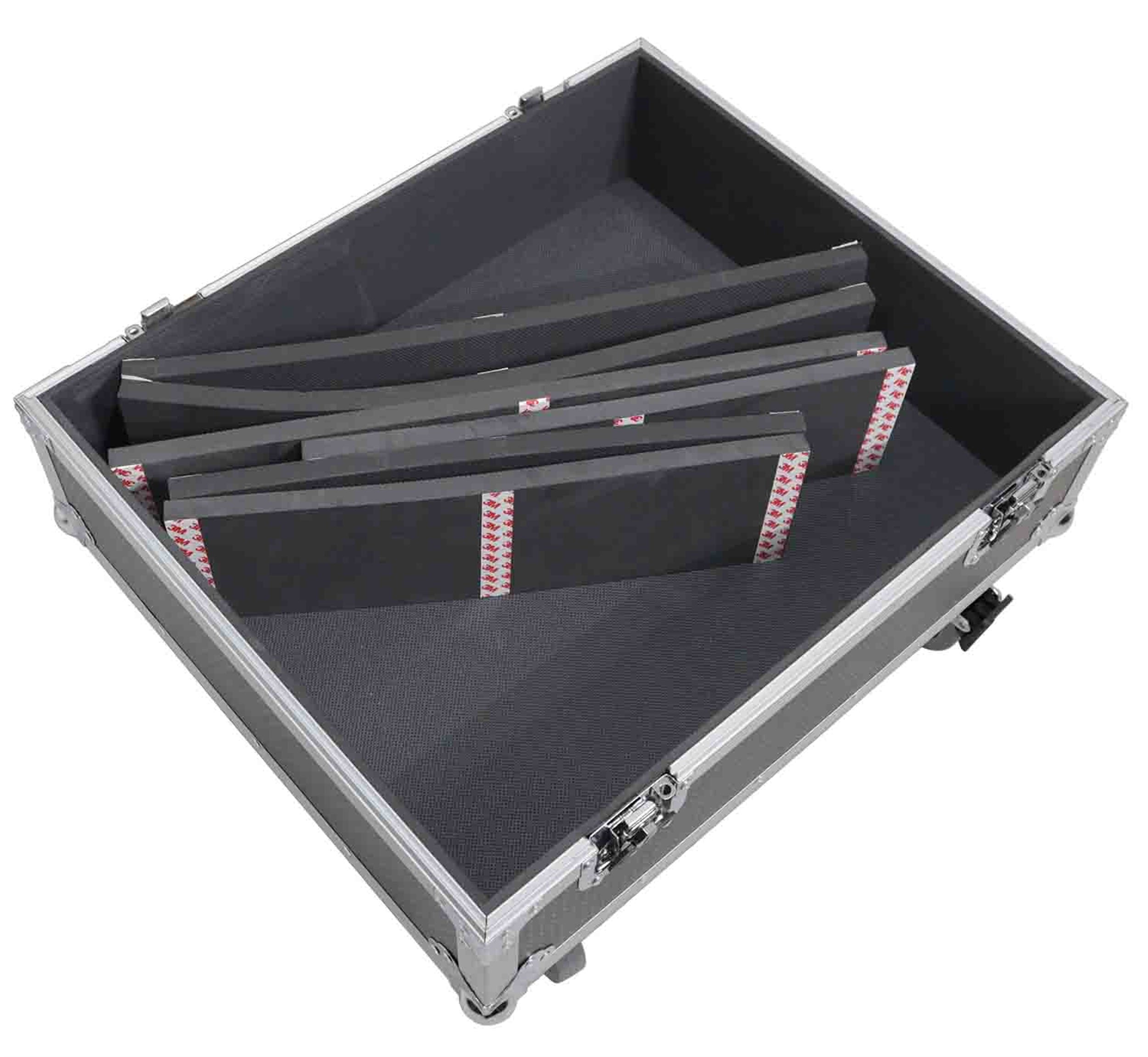 ProX XS-SP252521W Line Array Speakers Flight Case for (2) QSC LA108 and RCF HDL 28A HDL10A - 25 x 25 x 21” by ProX Cases