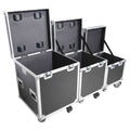 ProX XS-UTL49 PKG3, ATA Style Road Cases Large, Medium and Small Size with Wheels - Package of 3