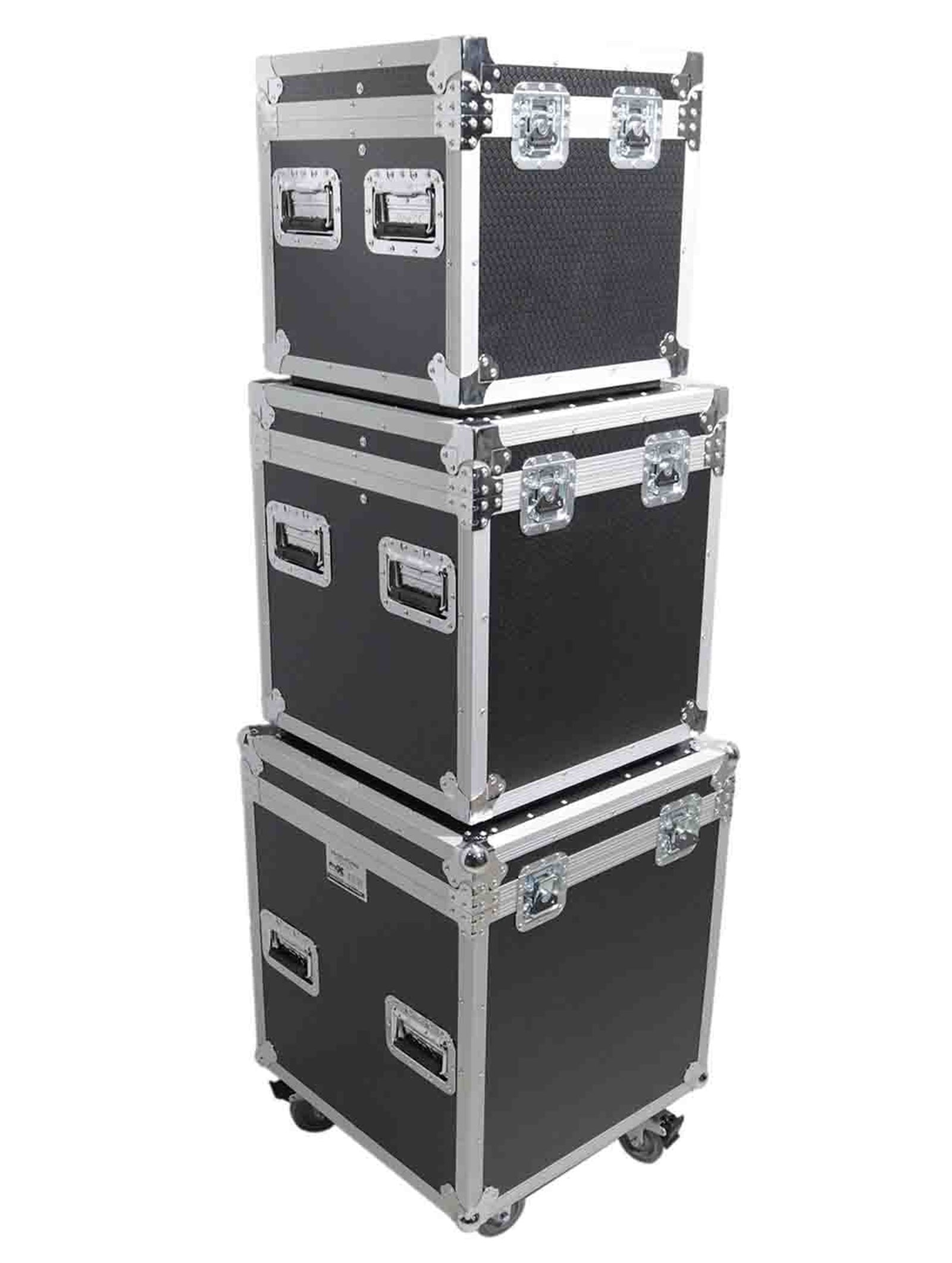 ProX XS-UTL49 PKG3, ATA Style Road Cases Large, Medium and Small Size with Wheels - Package of 3 by ProX Cases