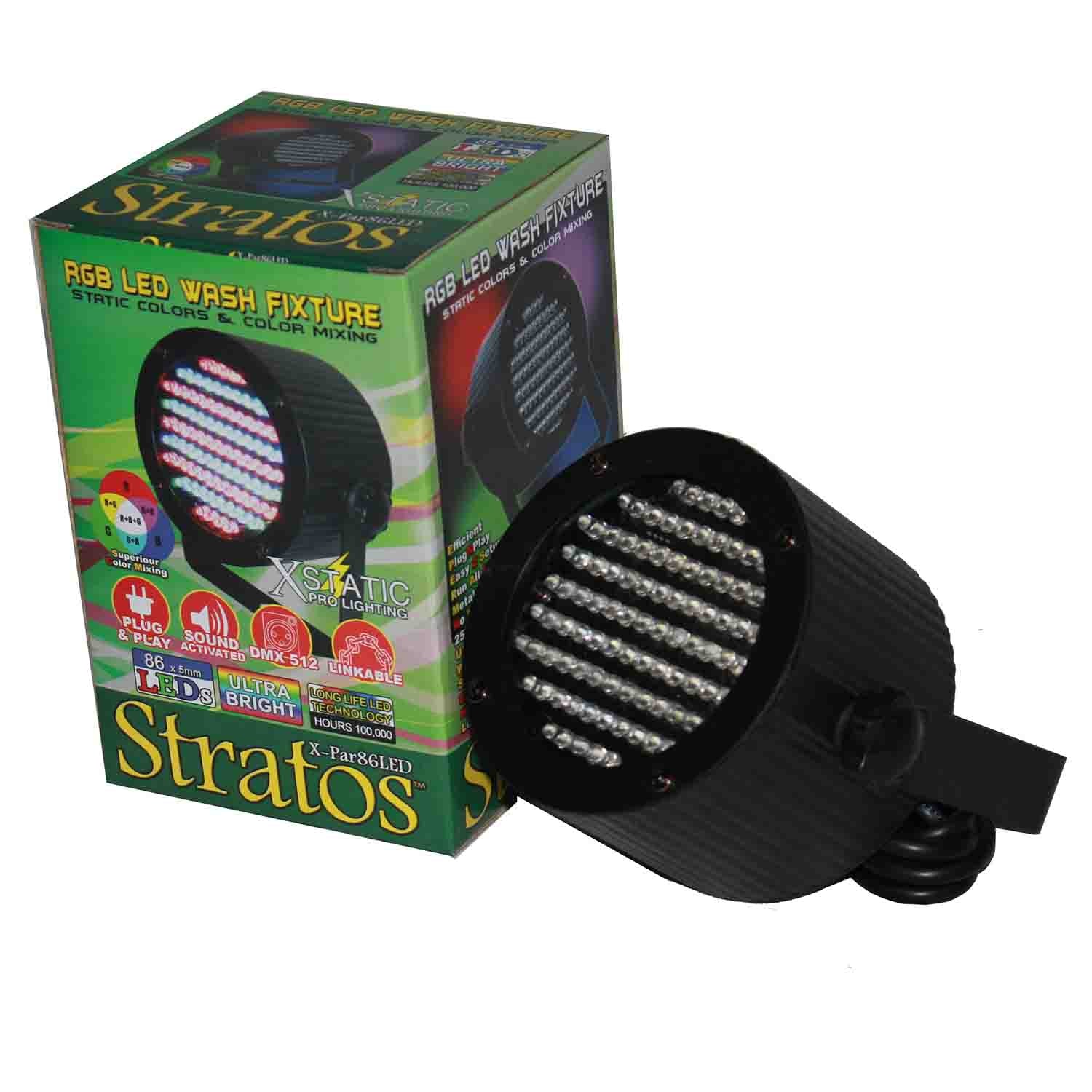 ProX X-PAR86 LED STRATOS RGB LED PAR 36 with 86 Wash Fixture by ProX Cases
